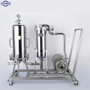 Cheap Factory Supply Stainless Steel Multi Cartridge Filter Housing Industrial Plum Rice Milk Wine Filtration Equipment for sale