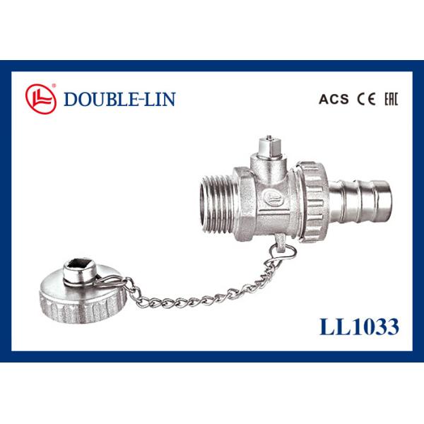 Quality Cap Key On Off Operated HPB 57-3 Brass Drain Ball Valve wholesale