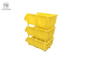 Assembly Bench Plastic Bin Boxes , Stackable Storage Boxes For Warehouse Shelving