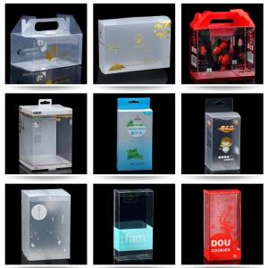 PETG PP Printed Packaging Box Transparent Plastic Package Boxes