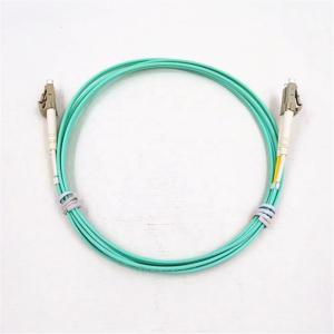 OM3 50/125 Fiber Optic Patch Cord , Multimode SC To Lc Fiber Jumper Low Loss
