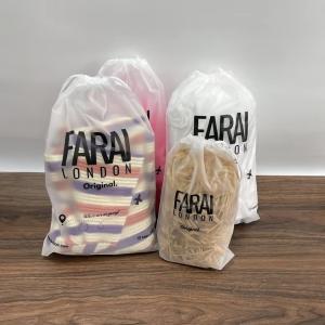 Custom Large Eco Friendly Drawstring Bag Plastic Frosted Bags Packaging Poly Bag