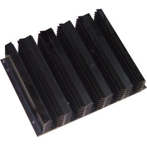 PVDF / Powder Coated Aluminum Heatsink Extrusion Profiles With 6061 T6 Alloy