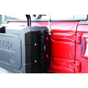 AL6063-T6 Jeep Wrangler Tailgate Outside Storage Box For Wrangler JL JK Tank 300