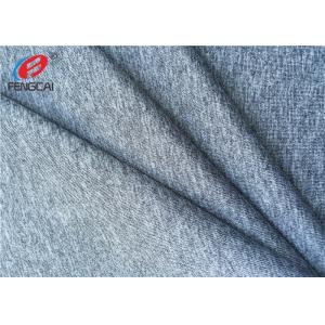 Eco Friendly 93% Polyester 7% Lycra Weft Knitted Fabric For T - Shirt Material