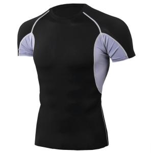 Quick Dry Custom Rash Guard , Surf Rash Guard Plus Size Compression T Shirt