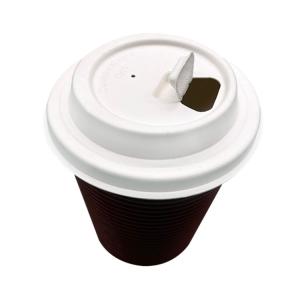 China Disposable Sugarcane Pulp 8oz 12oz Coffee Cup Lids on sale