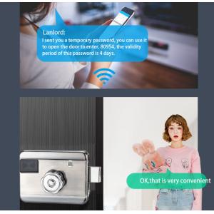 Electric Waterproof Bluetooth Deadbolt Keyless Smart WIFI Door Lock