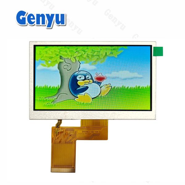 Quality 4.3 inch TFT LCD Display 480x272 Resolution RGB 40PIN FPC Normal White wholesale