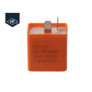 Electric Blinker Adjustable LED Flasher Relay , 2 Pin Turn Signal Indicator