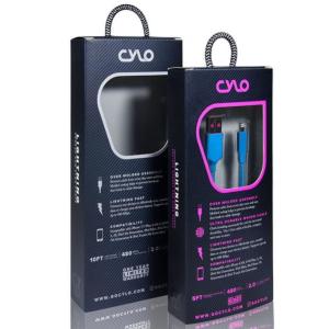 1000Pcs Pantone SGS Pantone Data Cable Packaging Box Electronics Kraft Paper