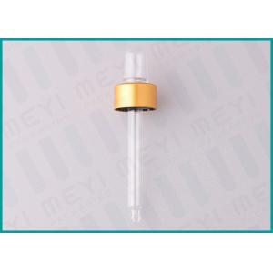 China 20/400 E-liquid Bottle Dropper With Clear TPE Monprene Bulb and Aluminum Collar on sale