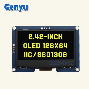 2.42 Inch OLED Display Module LCM 4 PIN IIC I2C SSD1309 Driver 128x64 Dots in