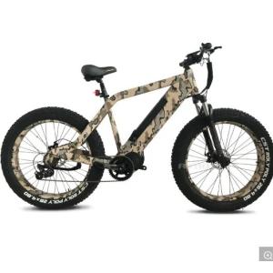 Cheap 26&quot; High Speed 48V 750W 1000W Bafang MID Motor Fat Tire Electric Bicycle for sale