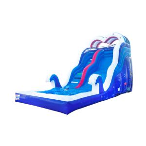 Aldult Outdoor Rental Inflatable Large Water Slides With Bouncy