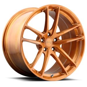 Copper Brushed Gloss Monoblock Forged Wheels