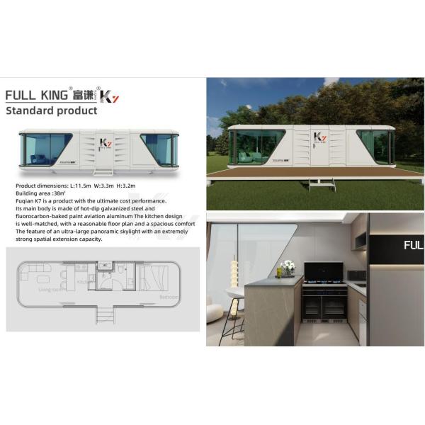 Eco-Friendly Portable Mobile Home Container House With Bathroom Kitchen Luxury Smart Prefab House Villa Capsule House
