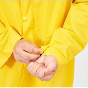 Polyester Raincoat High Visibility Windproof Raincoat With Reflective Tape