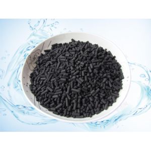 Industrial Grade Charcoal Column Nutshell Activated Carbon For Air Treatment MF