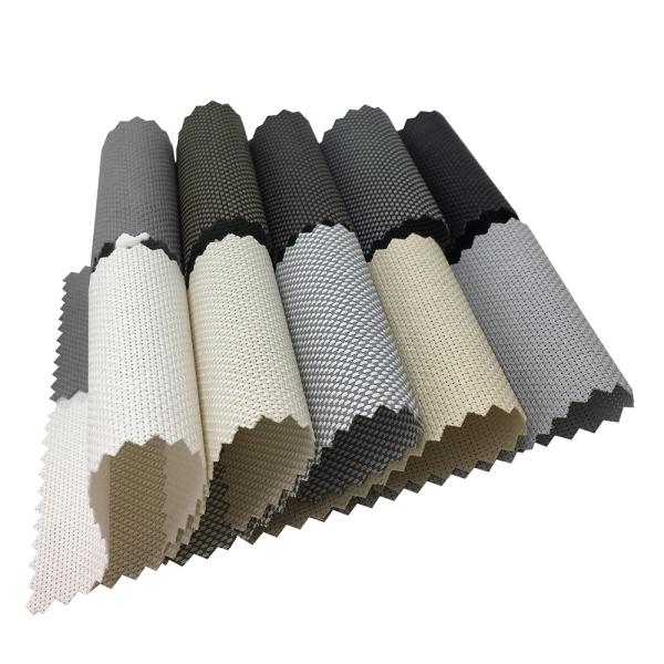 Thick Pattern 5% Openness 2X2 Roller Up Solar Screen Fabrics For Window