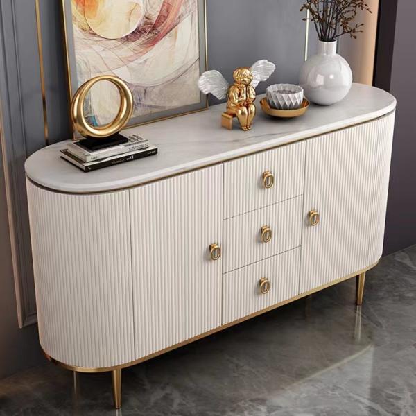 Quality Rock Plate Modern Luxury Sideboard Cabinets Multifunctional Metal Locker Storage Custom wholesale