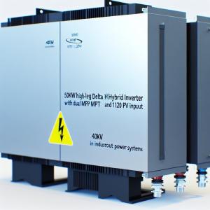 50kW 480V High-Leg Delta Hybrid Inverter with Dual MPPT and 120kW PV Input for