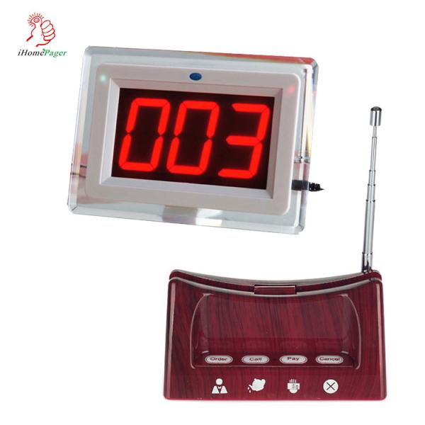 Restaurant and cafe cheap guest calling service system display receiver and