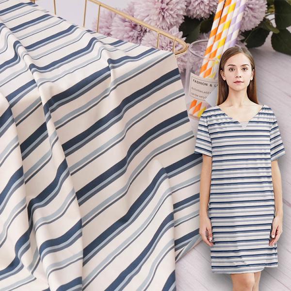 Madal Fabric Hygroscopic And Comfortable Anti-Pilling Striped Material Fabric