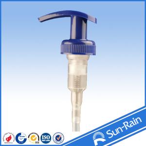Cheap 28/400 blue plastic soap dispenser  lotion pump for body lotion for sale
