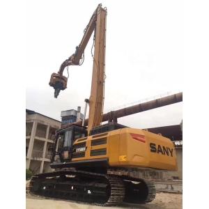 China Yellow Color Excavator Boom Arm , Piling Attachment For Excavator on sale