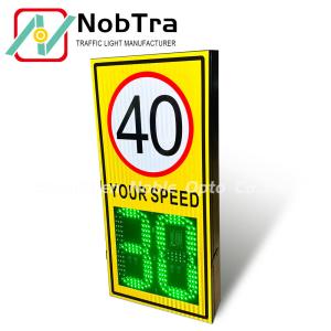 Remote Control Solar Powered Radar Speed Signs with Integrated Radar and 140 Pcs