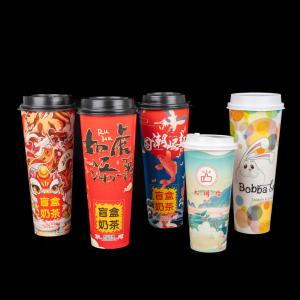 Customized food grade disposable surprise mysterious blind box lucky gift paper