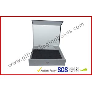 Custom Printed Magnet Flat Pack Gift Boxes Foldable Book Shape