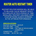 DC 5V 9V 12V 15V Automatic Controller Power on off Reset Refresh WiFi Router
