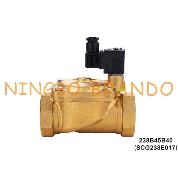 Quality SCG238E017 1.5'' ASCO Type Brass Water Solenoid Valve 220V 110V AC 24V DC wholesale