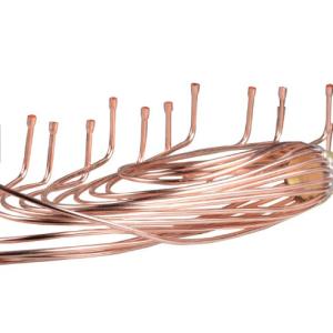 Distributor Head Heat Exchanger Copper Coil Tubes With CE ISO 9001 Certification