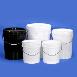 500ml 50L Capacity Plastic Oval Pail for Custom Printed Label and Chemical