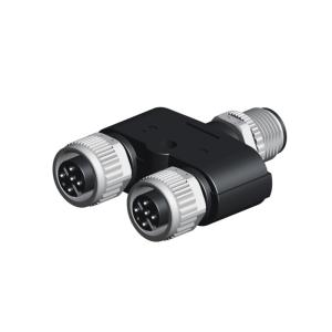 4 Pin Pa66 M12 Male Female Assembly Connector A Code Y Type PA GF