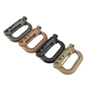 D Shape Plastic Carabiner Must-Have Accessory for Molle Tactical Backpack