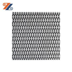 Hammered Metal Sheet 304 316 Black Stainless Steel Sheet Cladding Ripple Shape