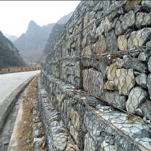 China 3*1*1m Steel Gabion Baskets Hot Galvanized Wire Mesh For River Regulation on sale