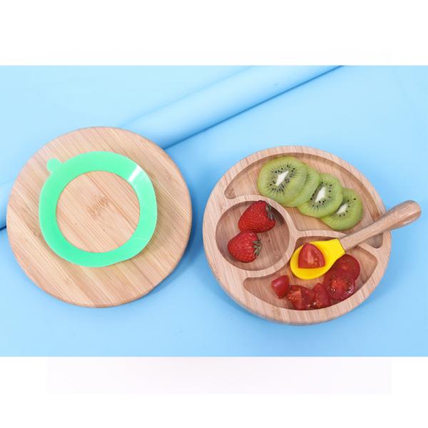 Custom ECO Bamboo Food Plates with Serving Tray Occasion Giveaways 20x20x3cm