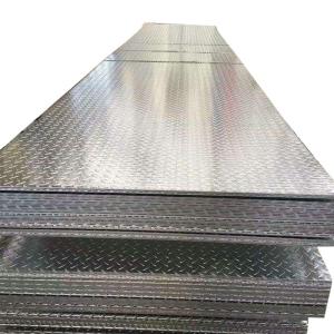 Galvanized Surface Treatment A36 Checkered Carbon Steel Plate 1500mm Width and 2-8mm Thickness for Metal Roofing