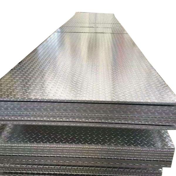 Quality Galvanized Surface Treatment A36 Checkered Carbon Steel Plate 1500mm Width and 2-8mm Thickness for Metal Roofing wholesale