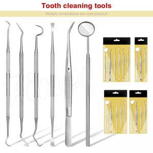 Cheap 6pcs Orthodontic Dental Instruments Teeth Cleaning Oral Care Dental Tools Kit for sale