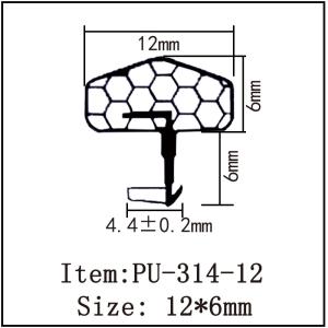 Dustproof Foam Seal Strips Foam Door Draught Excluder CE Approved
