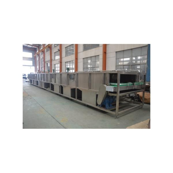 Depend Machine Capacity Industrial Fruit Jam Jar Cooling Tunnel Pasteurizing