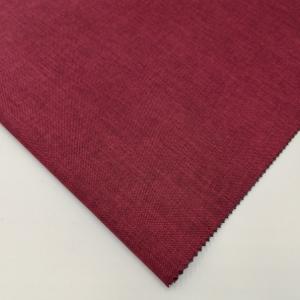 Red 600D Cation Fabric Plain Style PVC Coated Eco-Friendly Solution