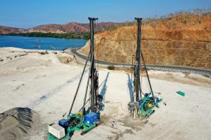 Cheap Bottom Feed Vibro Floatation Technique Crawler Frame Type For Compacting for sale