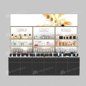 DYaS-VK-7 Skincare Display Cabinet with 30*15MM Iron Tube and Hidden LED Strips